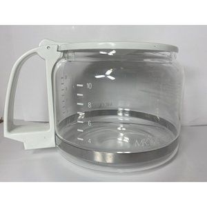 Mr. Coffee White 10-12 Cup Replacement Decanter PD12 Fits Many Brands